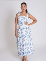 Toile Printed Midi Dress