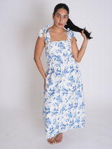 Toile Printed Midi Dress