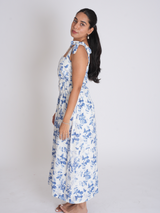 Toile Printed Midi Dress