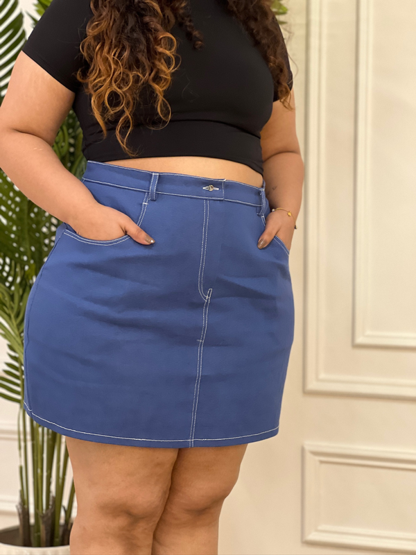 Denim Basic Skirt