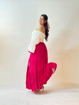 Emily Pink Maxi Skirt