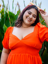 Orange Maxi Dress