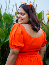 Orange Maxi Dress