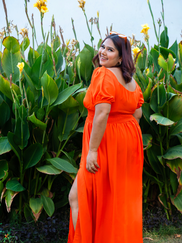 Orange Maxi Dress