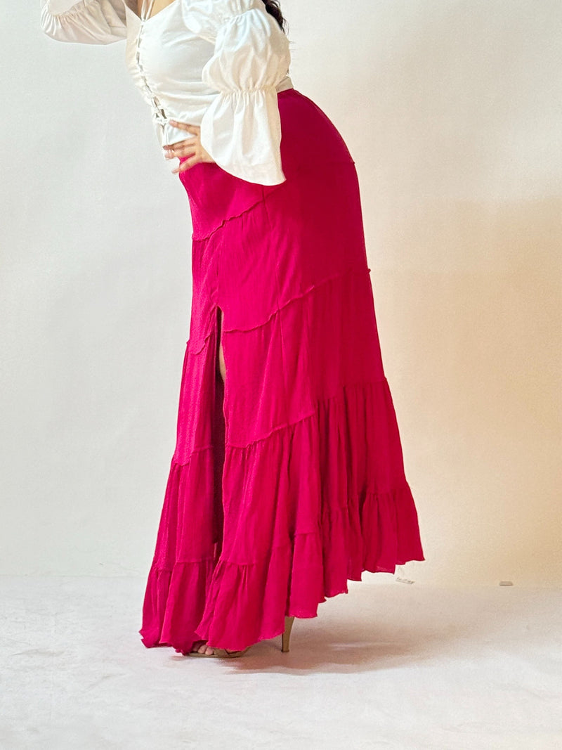 Emily Pink Maxi Skirt