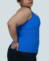 HIGH STRETCH TANK TOP - BLUE