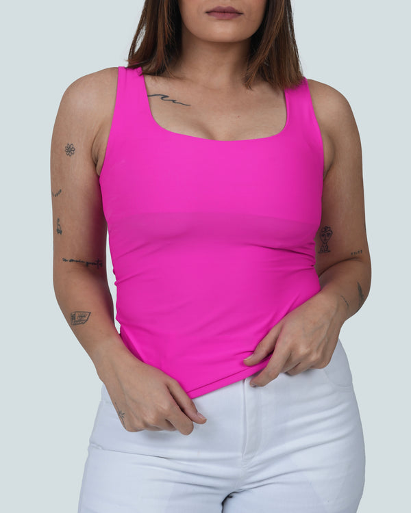 HIGH STRETCH TANK TOP - PINK