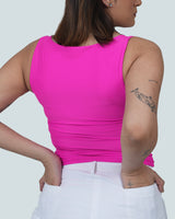 HIGH STRETCH TANK TOP - PINK