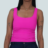 HIGH STRETCH TANK TOP - PINK