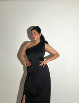 Midnight Kiss Long Black Dress