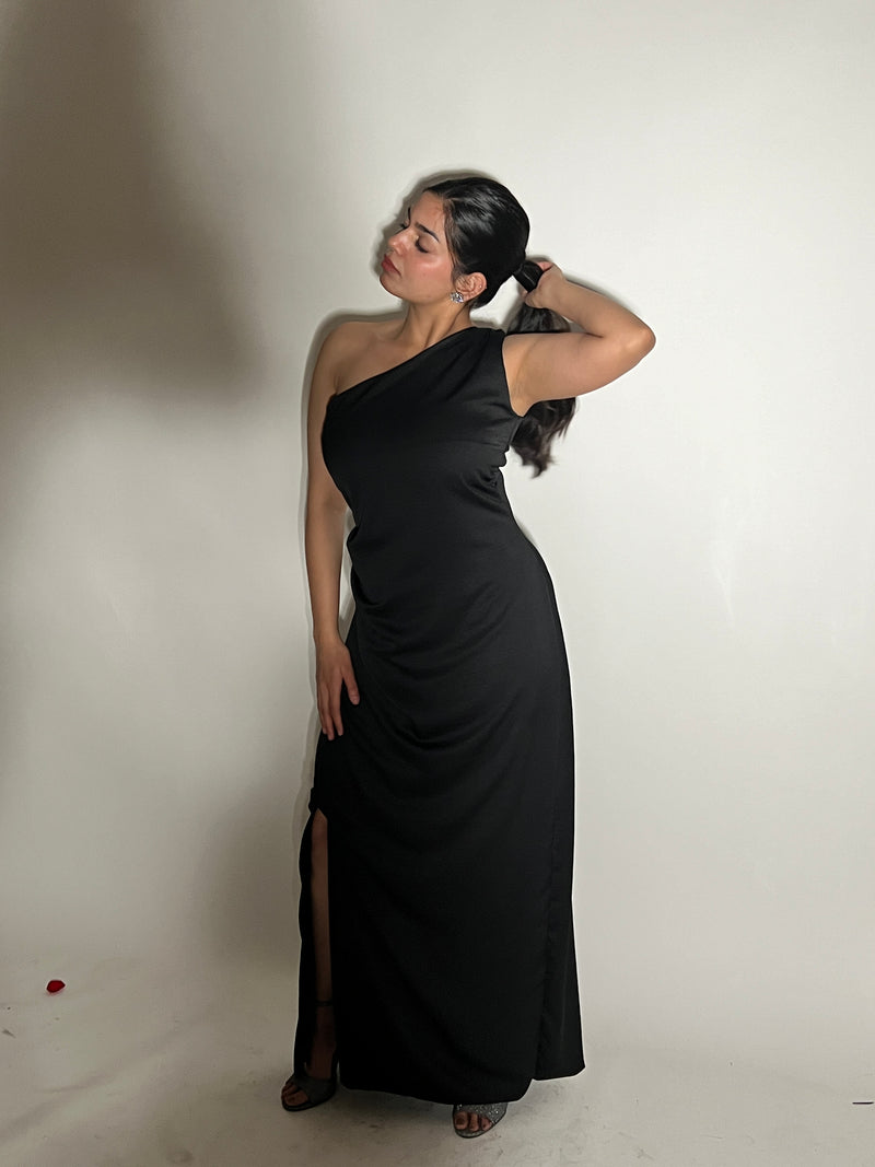 Midnight Kiss Long Black Dress