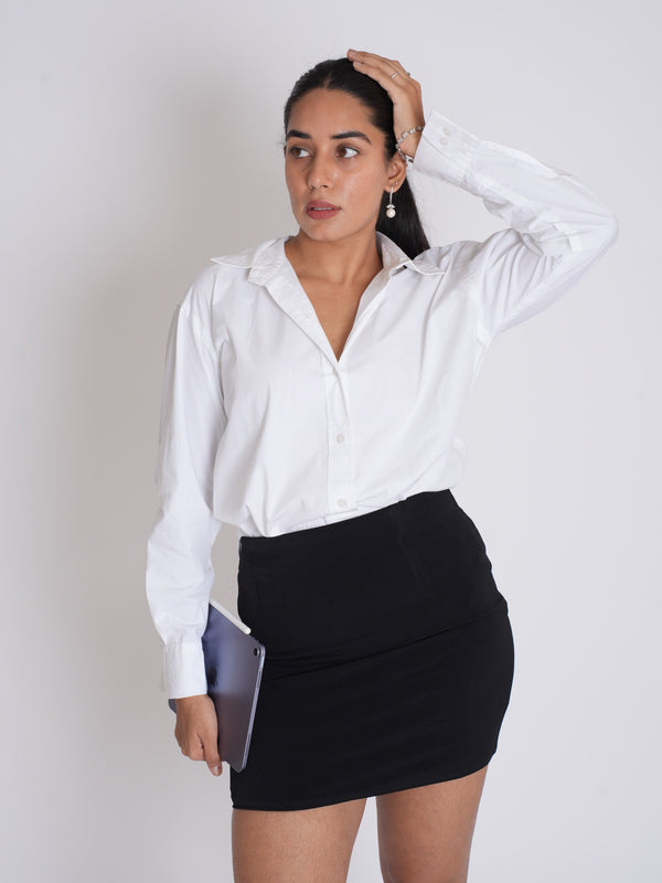 Corporate Girly White Shirt