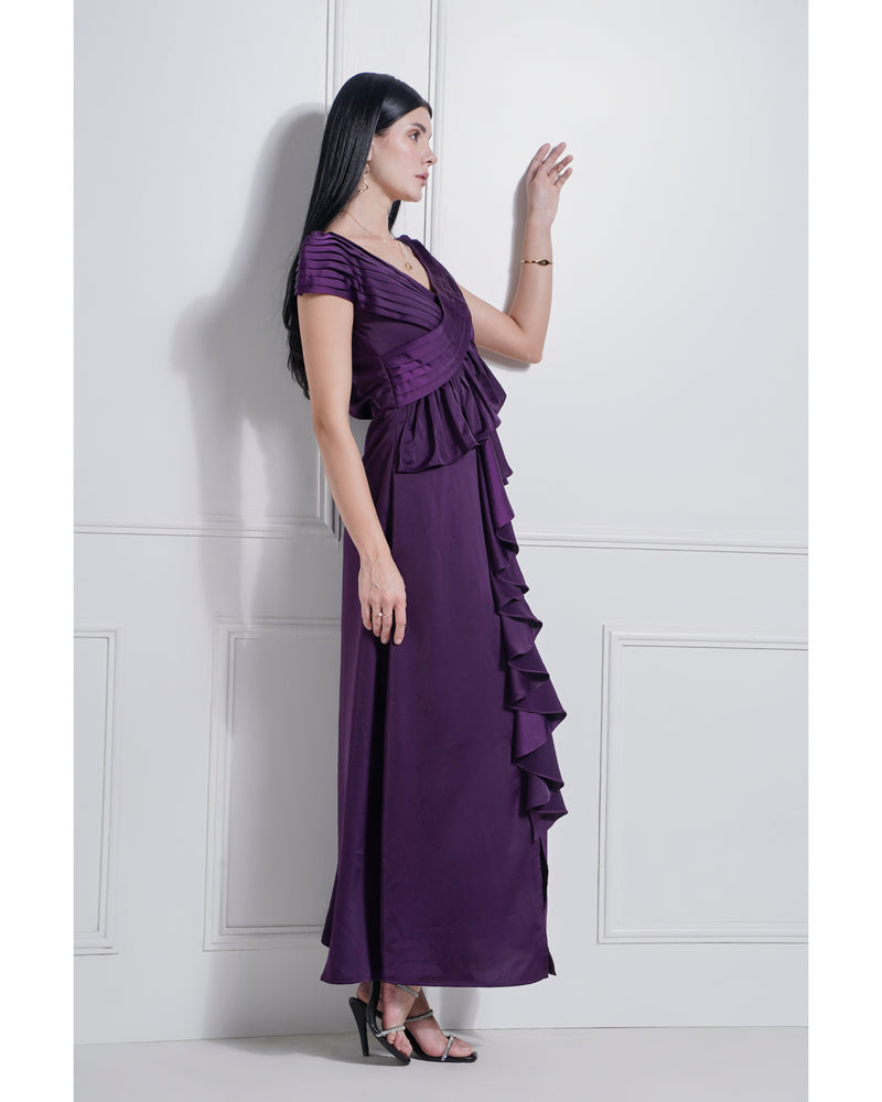 Violet Princess Gown Dress